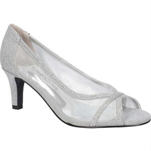 Never Worn - Silver Glitter Women's Shoes